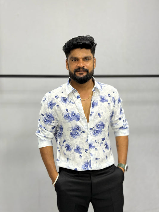 IMPORTED CRUSHED PRINTED SHIRT