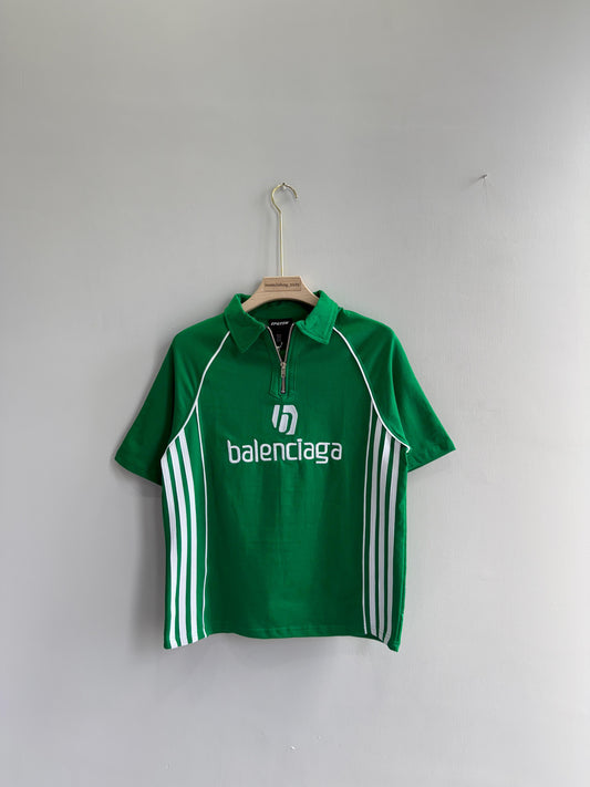 DROP SHOULDER POLO NECK TEES