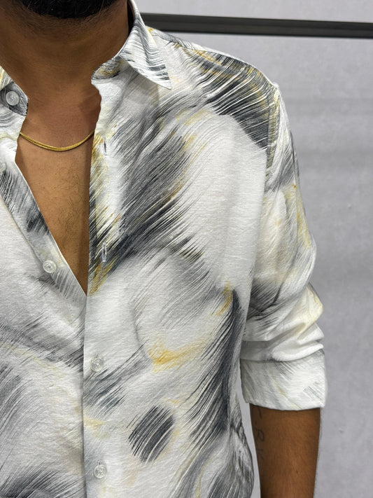 IMPORTED CRUSHED PRINTED SHIRT