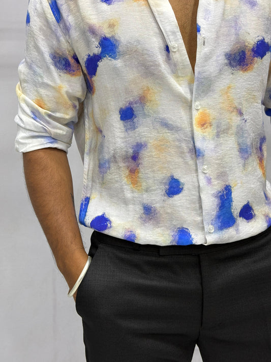IMPOTRED CRUSHED PRINTED SHIRT