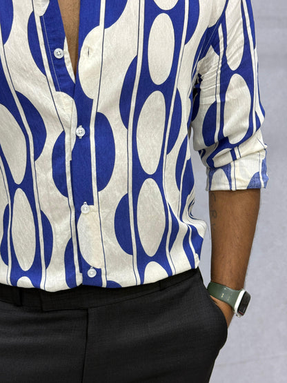 IMPORTED CRUSHED PRINTED SHIRT