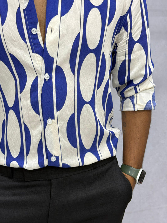 IMPORTED CRUSHED PRINTED SHIRT