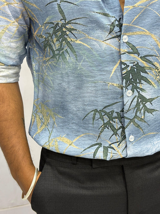 IMPORTED CRUSHED PRINTED SHIRT