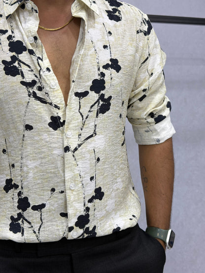 IMPORTED CRUSHED PRINTED SHIRT