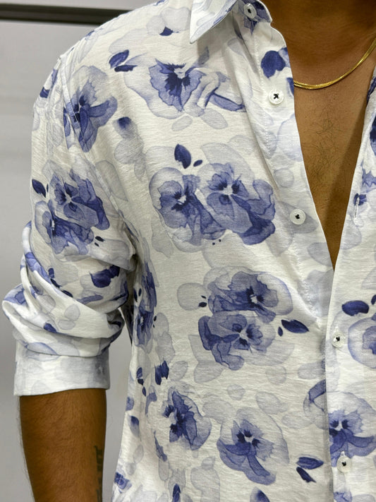 IMPORTED CRUSHED PRINTED SHIRT