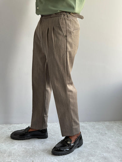 WAIST ADJUSTMENT GURKHA TROUSERS
