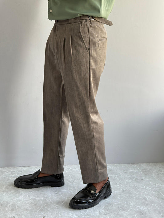 WAIST ADJUSTMENT GURKHA TROUSERS