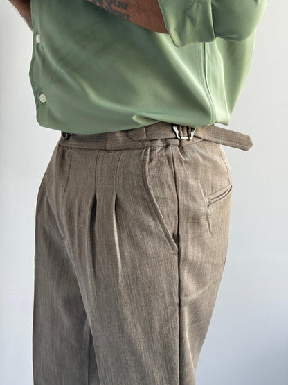 WAIST ADJUSTMENT GURKHA TROUSERS
