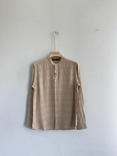 IMPORTED MANDRAIN COLLAR SHIRT