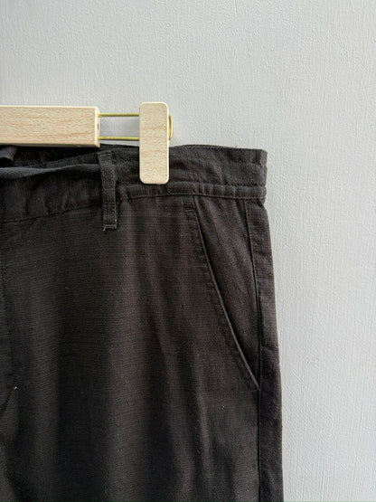 STRAIGHT FIT LINEN PANT