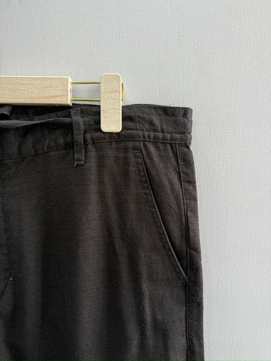 STRAIGHT FIT LINEN PANT