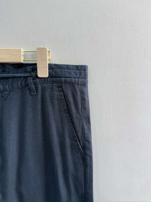STRAIGHT FIT LINEN PANT