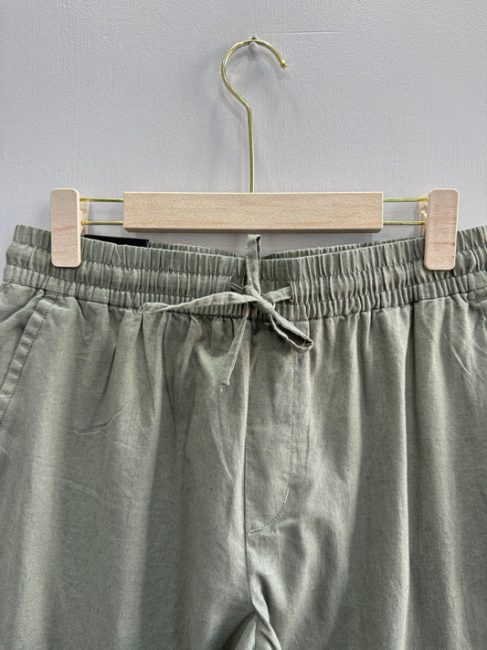 STRAIGHT FIT LINEN PANT