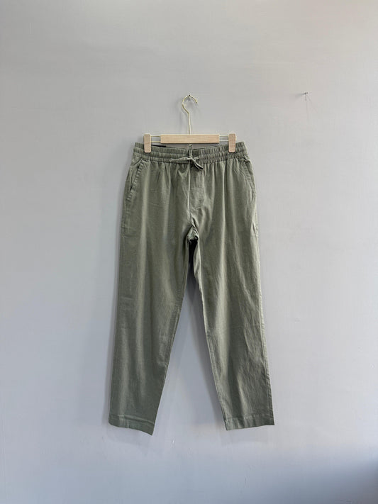 STRAIGHT FIT LINEN PANT