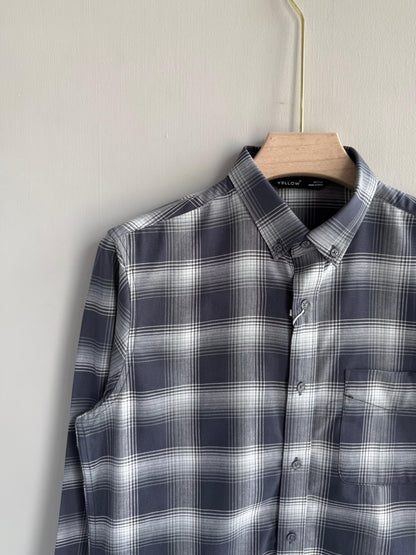 BLUE FLANNEL COTTON SHIRT
