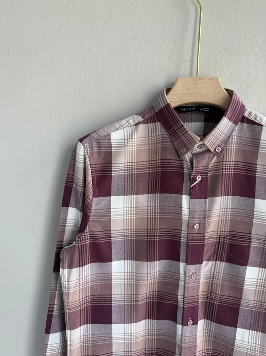LAVENDER FLANNEL COTTON SHIRT