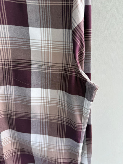 LAVENDER FLANNEL COTTON SHIRT