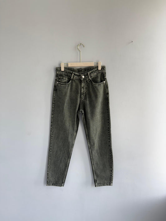 GREEN MOM FIT JEANS