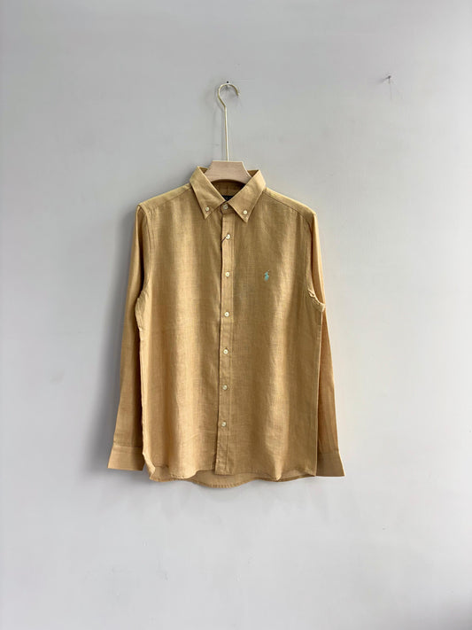 SANDAL PURE LINEN SHIRT
