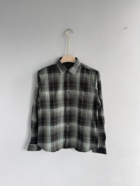 GREEN IMPORTED FLANNEL  SHIRT