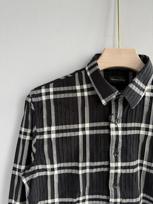 BLACK IMPORTED FLANNEL SHIRT