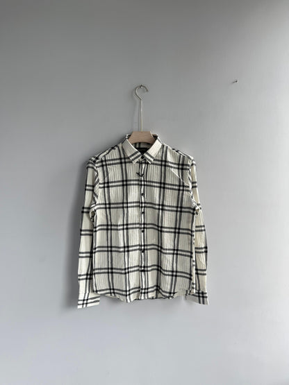 WHITE IMPORTED FLANNEL SHIRT