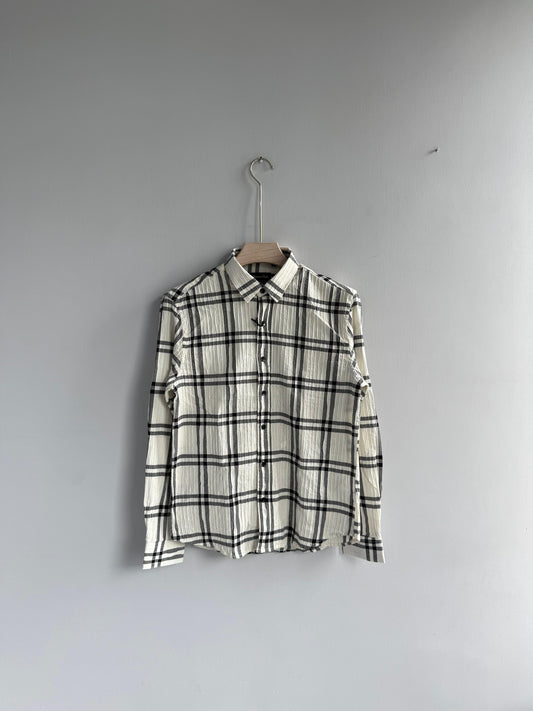 WHITE IMPORTED FLANNEL SHIRT