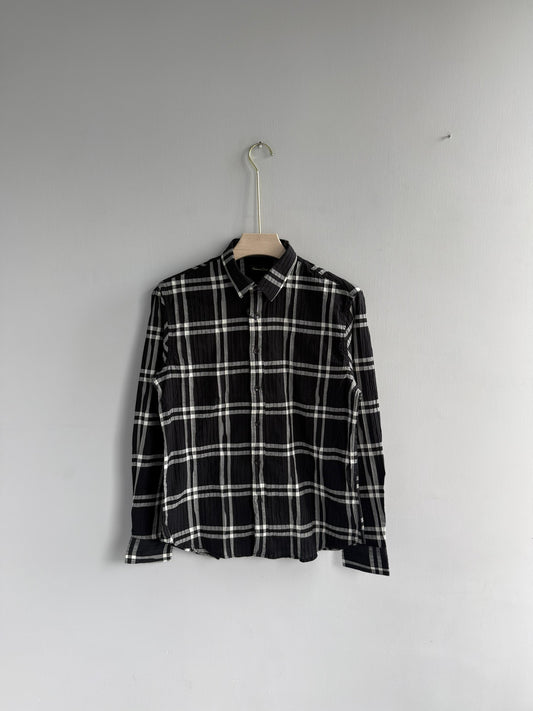 BLACK IMPORTED FLANNEL SHIRT