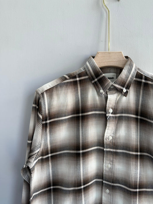 BROWN IMPORTED FLANNEL SHIRT