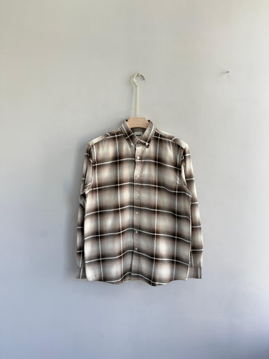 BROWN IMPORTED FLANNEL SHIRT
