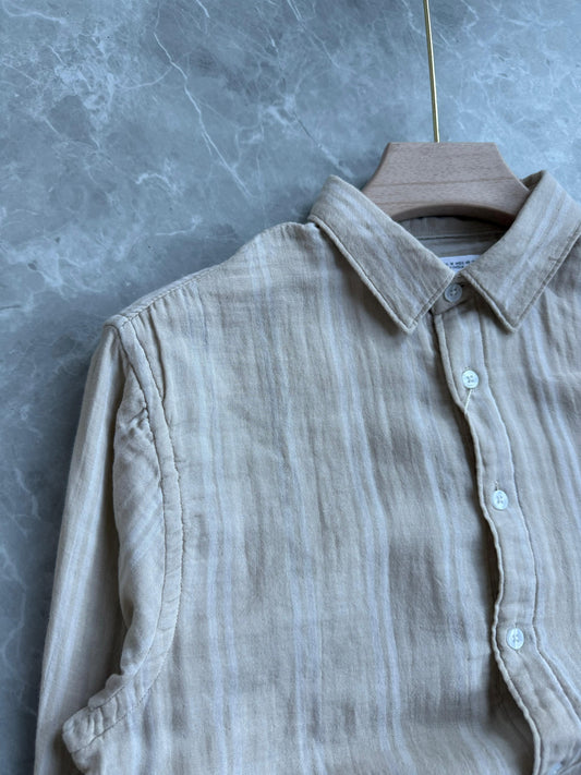 SANDAL LINEN STRIPE SHIRT
