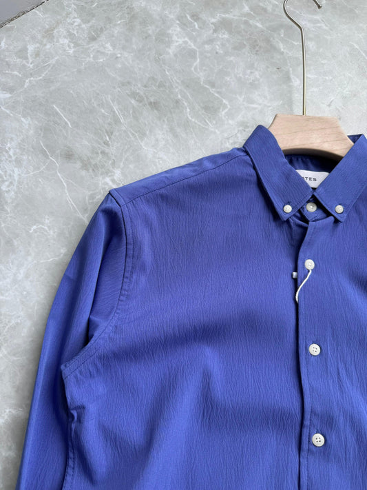 BLUE IMPORTED CRUSHED SHIRT