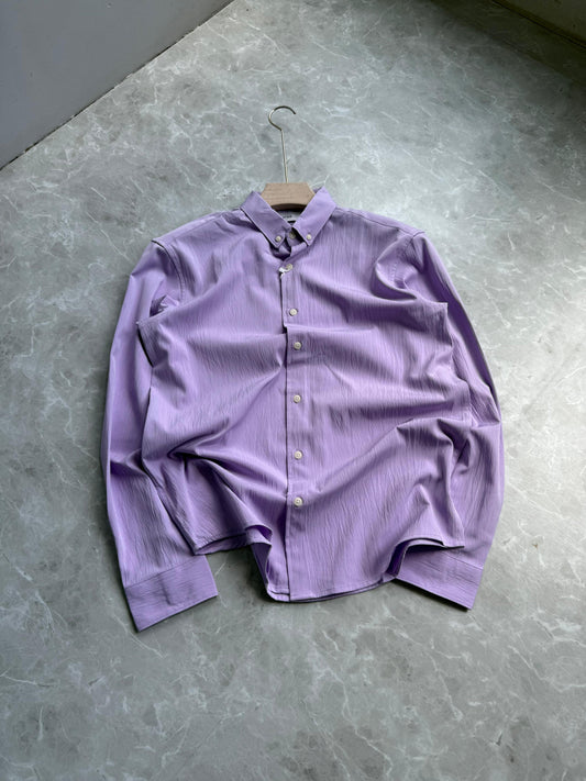LAVENDER IMPORTED CRUSHED SHIRT