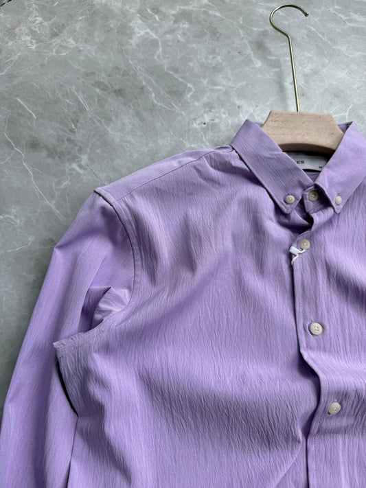 LAVENDER IMPORTED CRUSHED SHIRT