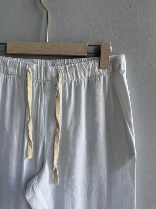 RELAX FIT LINEN TORUSERS