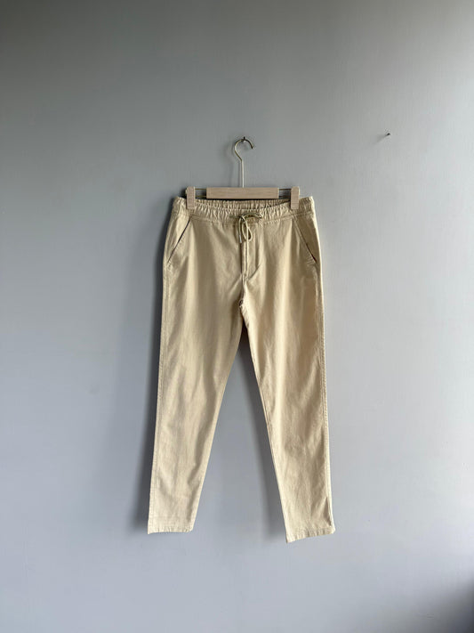 CREAM LINEN TROUSERS