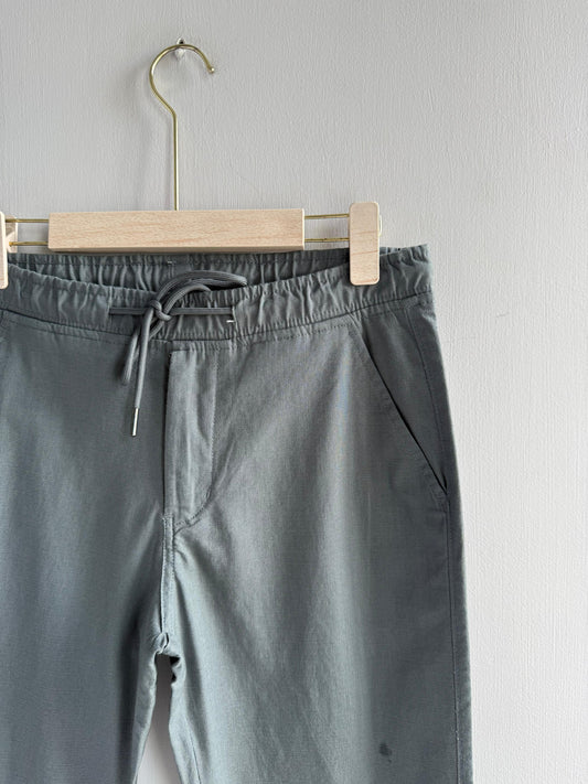 BLUE LINEN TROUSERS