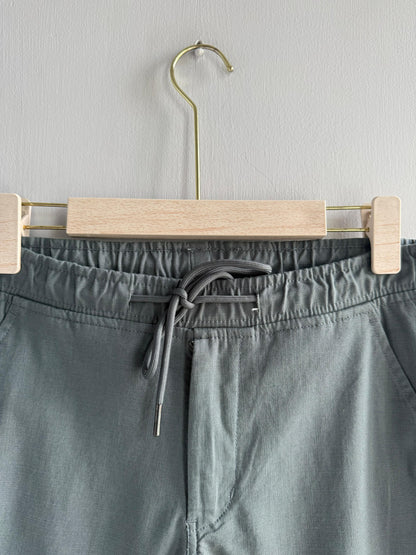 BLUE LINEN TROUSERS