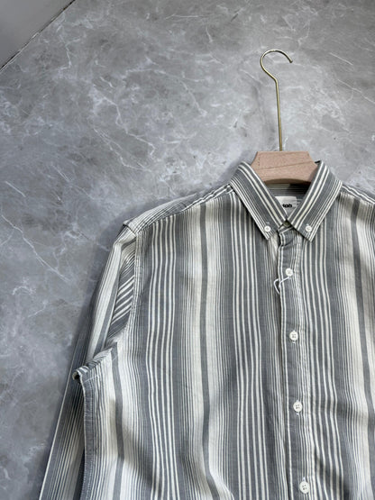 LIGHT GRAY STRIPE SHIRT