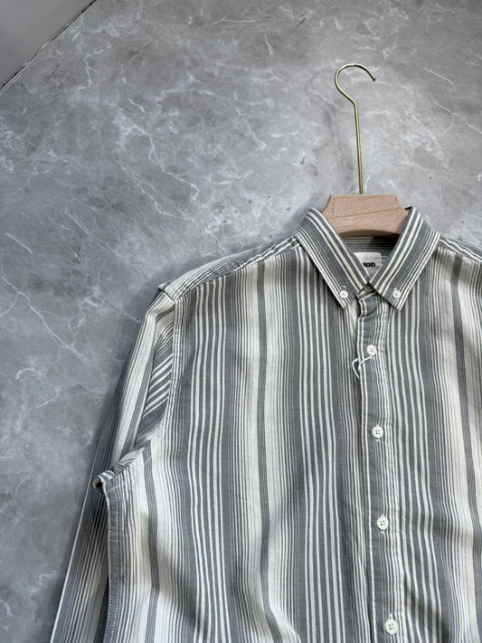 LIGHT GRAY STRIPE SHIRT