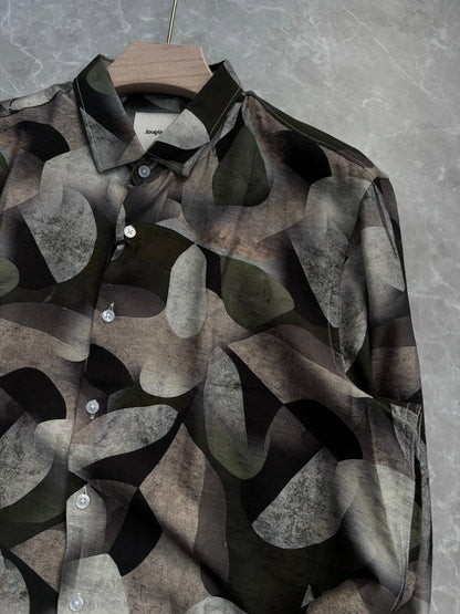 GREEN IMPORTED PRINTED SHIRT +