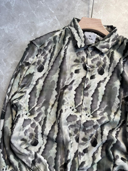 GRAY IMPORTED PRINTED SHIRT