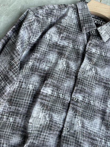 LIGHT GRAY IMPORTED PRINTED SHIRT
