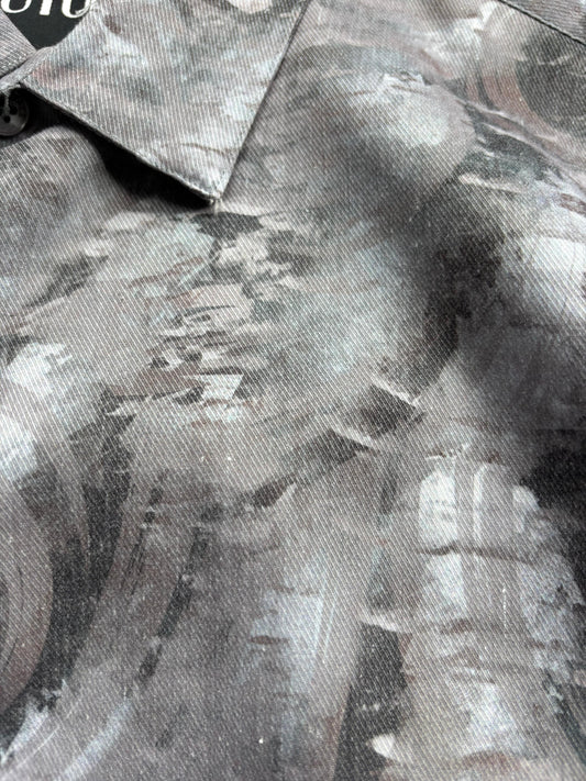 GRAY IMPORTED PRINTED SHIRT