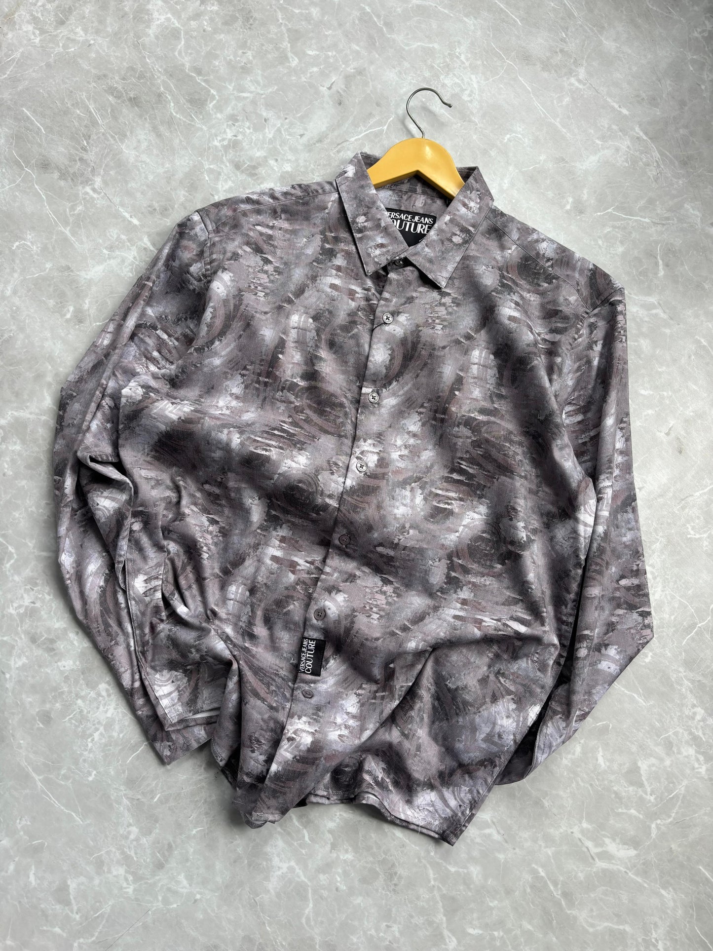 GRAY IMPORTED PRINTED SHIRT