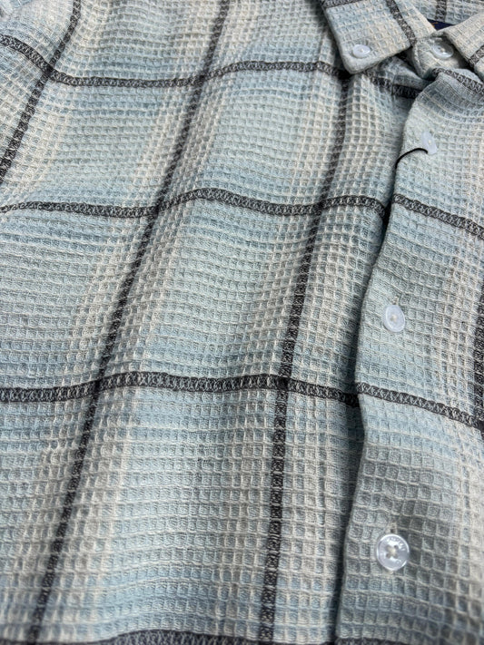BLUE IMPORTED FLANEL CHECKED SHIRT