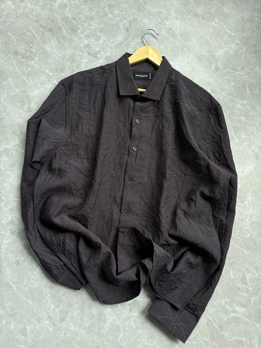 GRAY NETTED IMPORTED SHIRT