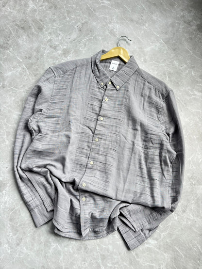 LIGHT GRAY IMPORTED LINEN SHIRT