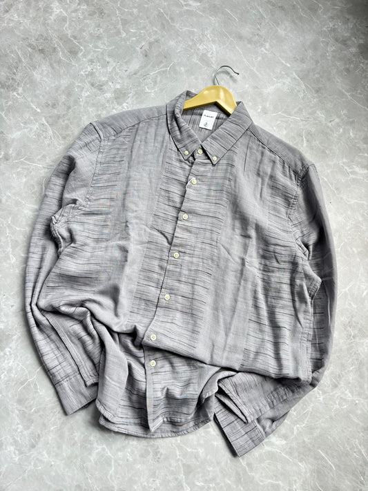 LIGHT GRAY IMPORTED LINEN SHIRT