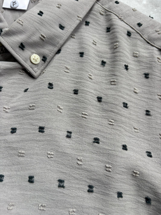 LIGHT GRAY IMPORTED CRUSHED SHIRT